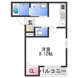 KTIレジデンス河内永和の物件間取画像